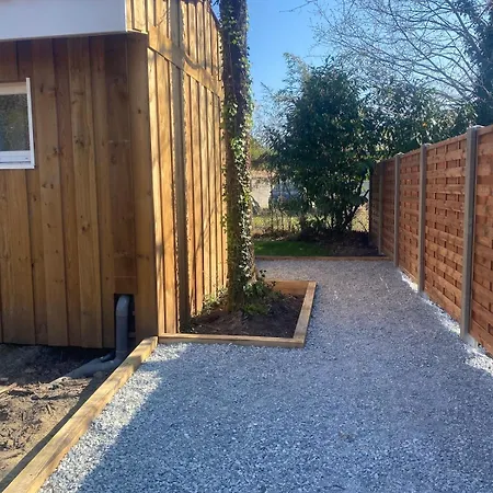 40 M2 Wooden House With Private Garden * Biscarrosse
